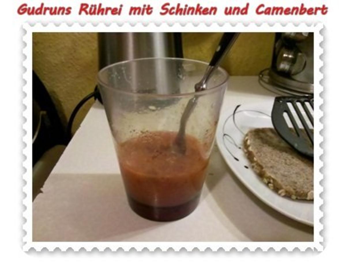 Eier: Rührei mit Schwarzwälder Schinken und Camenbert - Rezept - Bild Nr. 3