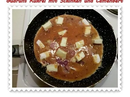 Eier: Rührei mit Schwarzwälder Schinken und Camenbert - Rezept - Bild Nr. 4