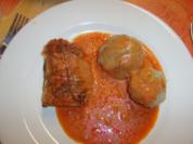 Chinakohlrouladen in Tomatensosse - Rezept