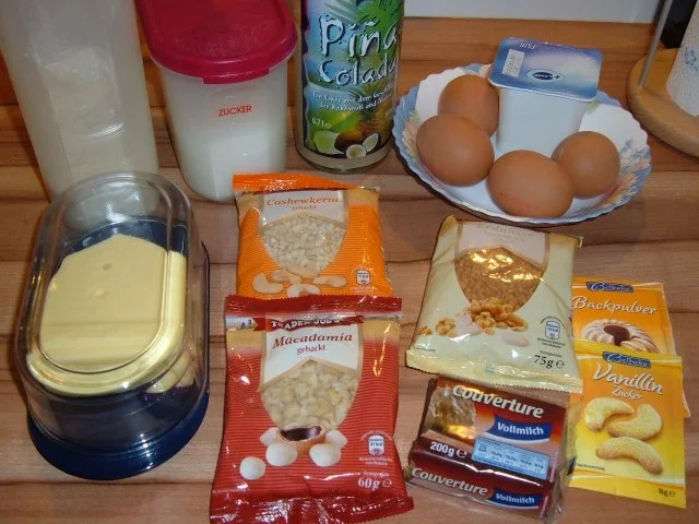 Rezept: Kuchen :Pina Colada mit Cashews Bild Nr. 3 Kuchen :Pina Colada mit Cashews - Rezept - Bild Nr. 3