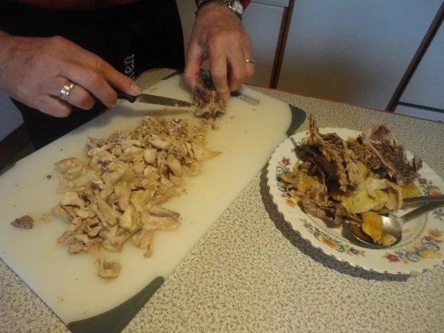 eingemachte Hühner Suppe mit Brösel Knödel - Rezept - Bild Nr. 5