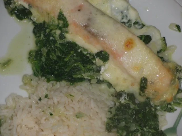 Fisch : Lachs auf Blatt-Spinat gedünstet (ohne Fix-Päckchen) - Rezept - Bild Nr. 4