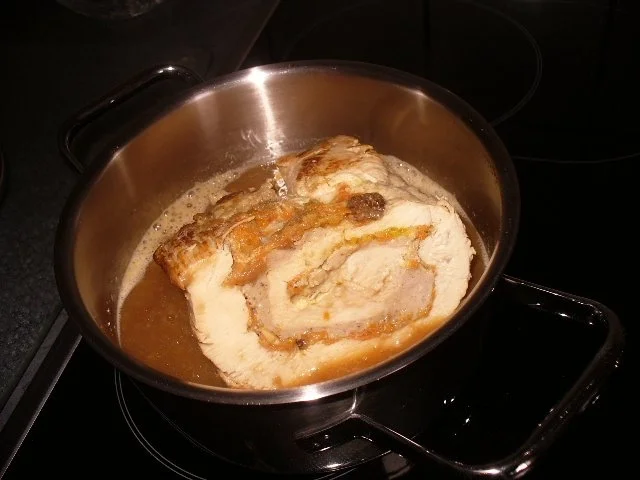 Gerollte Putenbrust mit Reistörtchen - Rezept - Bild Nr. 2