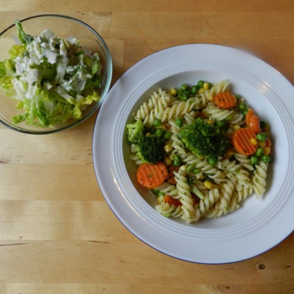 Gemüse-Nudelpfanne - Rezept Von Einsendungen Heikesleckereien