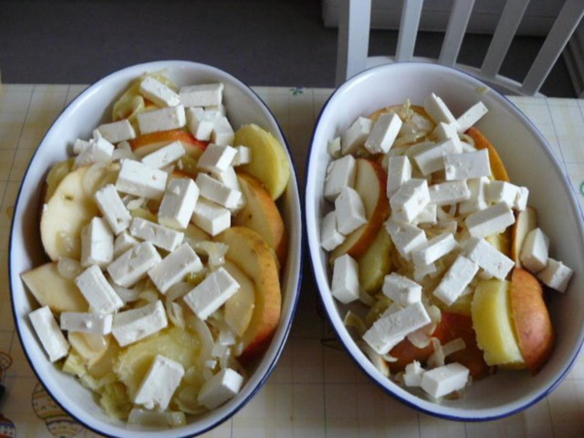 Apfel-Kartoffel-Auflauf mit Feta - Rezept - Bild Nr. 12