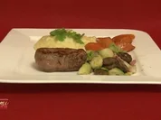 Winterfilet à la Georgina - Rinderfilet, Kartoffelstampf und Möhren (Georgina Bülowius) - Rezept