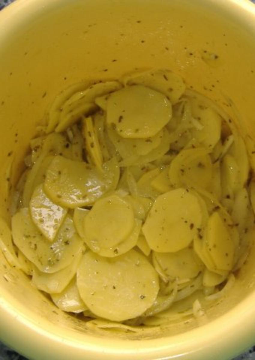 Blätterteig-Kartoffelgebäck mit Tiroler Speck - Rezept - Bild Nr. 2