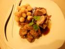 Schweinefilet im Speckmantel an Champignonrahm-Pfännchen und Pommes Noisettes - Rezept