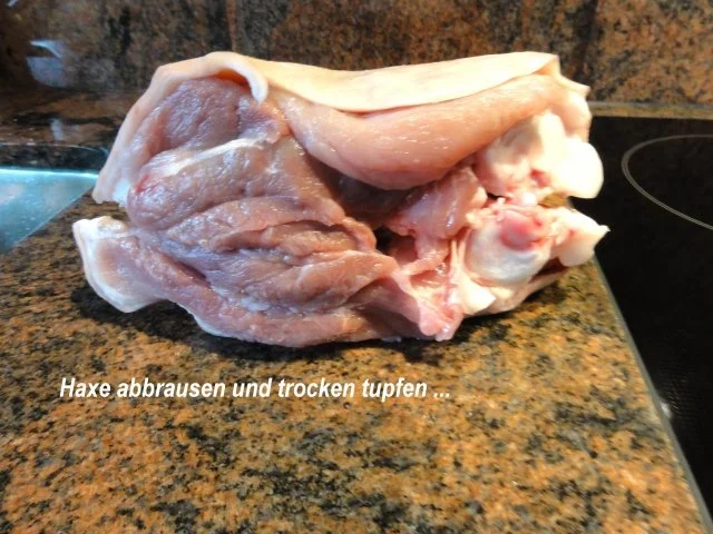 Rezept: Fleisch: SCHWEINSHAXE geschmort Bild Nr. 2 Fleisch: SCHWEINSHAXE geschmort - Rezept - Bild Nr. 2