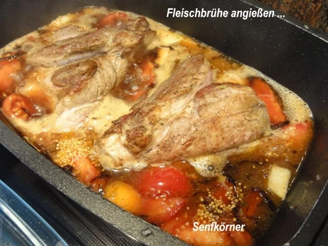 Rezept: Fleisch: SCHWEINSHAXE geschmort Bild Nr. 7 Fleisch: SCHWEINSHAXE geschmort - Rezept - Bild Nr. 7