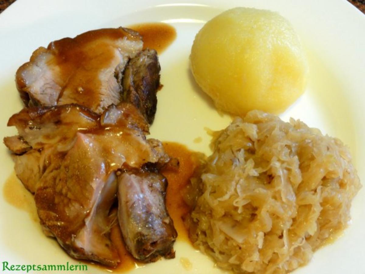 Bilder für Fleisch: SCHWEINSHAXE geschmort - Rezept