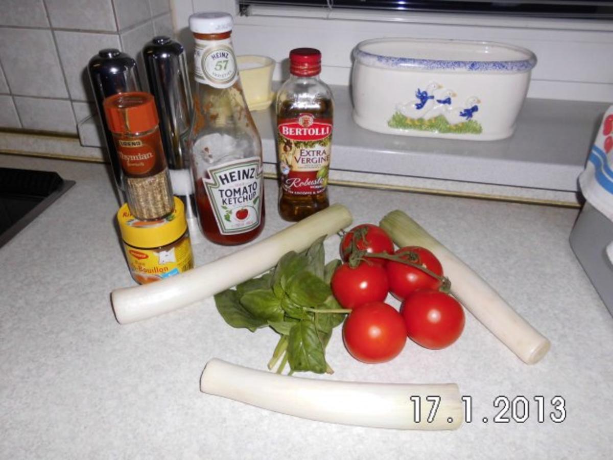 Lauchgemüse in Tomatensauce - Rezept - Bild Nr. 2