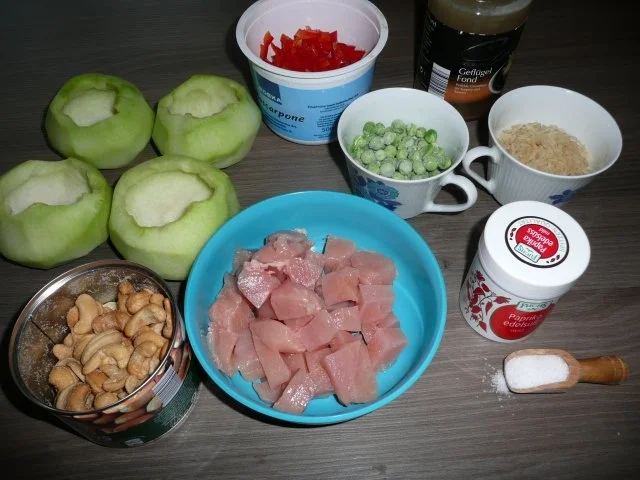 Kohlrabi gefüllt mit Hähnchen. - Rezept - Bild Nr. 2