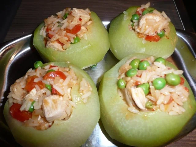 Kohlrabi gefüllt mit Hähnchen. - Rezept - Bild Nr. 5