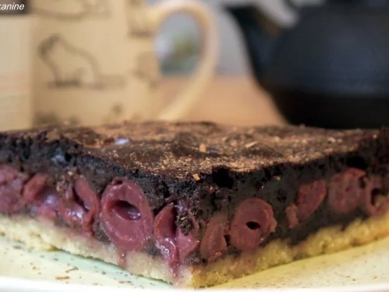Schokoladen-Kirsch-Tarte - Rezept