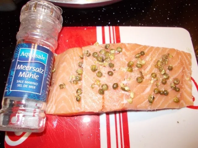 PFEFFERLACHS mit GEMÜSESPÄTZLE - Rezept - Bild Nr. 4