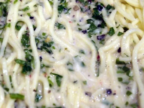 Spaghetti mit Knoblauchsauce und scharfen Garnelen - Rezept - Bild Nr. 13