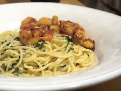 Spaghetti mit Knoblauchsauce und scharfen Garnelen - Rezept - Bild Nr. 15