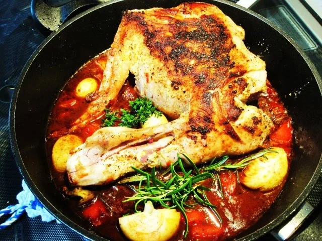 Lammkeule - mediterran gewürzt und mit Rotwein geschmort ... - Rezept - Bild Nr. 6