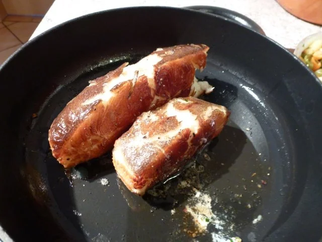 Heilbutt gebraten mit Krautsalat - Rezept - Bild Nr. 3