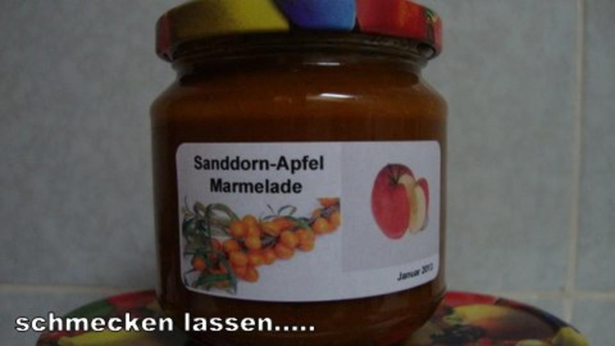Sanddorn-Apfel Marmelade - Rezept