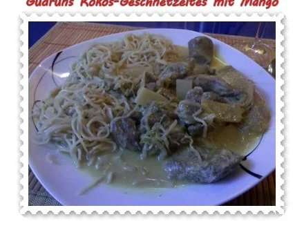 Geflügel: Kokos-Geschnetzeltes mit Mango - Rezept