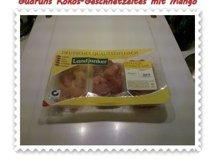 Geflügel: Kokos-Geschnetzeltes mit Mango - Rezept - Bild Nr. 2