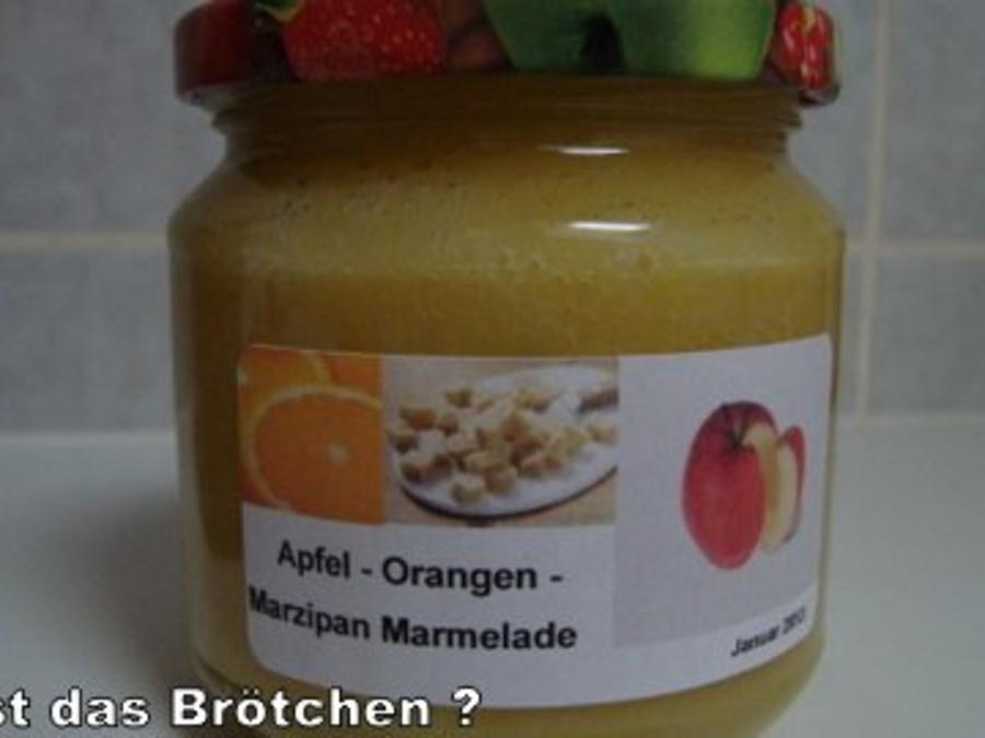 Apfel-Orangen-Marzipan Marmelade - Rezept - kochbar.de