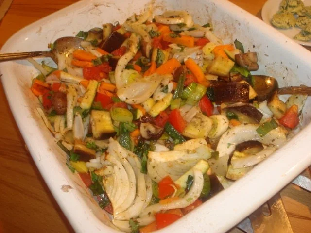 Rezept: Steak mit mediteranem Gemüse und Kräuterbutter Bild Nr. 5 Steak mit mediteranem Gemüse und Kräuterbutter - Rezept - Bild Nr. 5