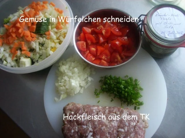 Rezept: Nudelsoße mit dem was im Kühlschrank war Bild Nr. 3 Nudelsoße mit dem was im Kühlschrank war - Rezept - Bild Nr. 3