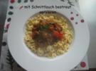 Nudelsoße mit dem was im Kühlschrank war - Rezept