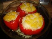 gefüllte griechische Paprika - Rezept