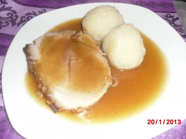 Schweinekrusten-Braten mit Senf-Kruste, - Rezept - Bild Nr. 2