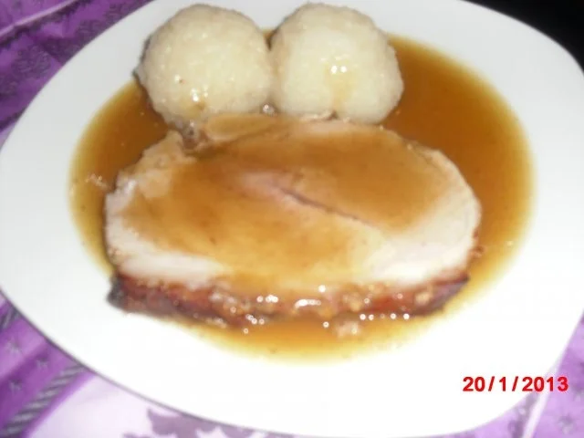 Schweinekrusten-Braten mit Senf-Kruste, - Rezept - Bild Nr. 8