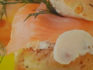 Muffins mit Räuckerlachs - Rezept