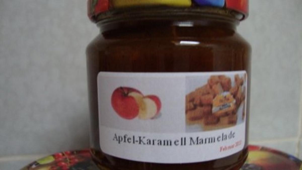 Apfel-Karamell Marmelade - Rezept