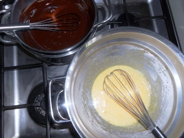 " Mousse àu Chocolate " à la Bocuse - das Originalrezept .......(Rzpt. um 1978) - Rezept - Bild Nr. 5