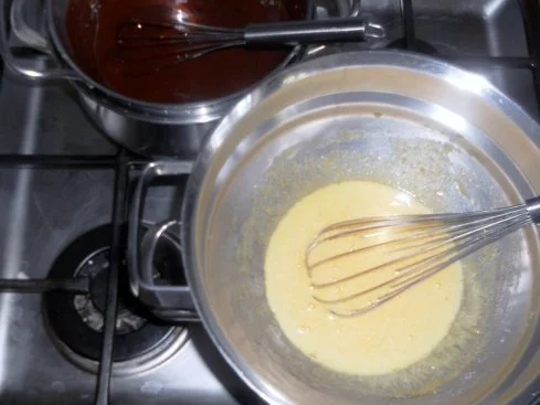 " Mousse àu Chocolate " à la Bocuse - das Originalrezept .......(Rzpt. um 1978) - Rezept - Bild Nr. 6