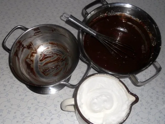 " Mousse àu Chocolate " à la Bocuse - das Originalrezept .......(Rzpt. um 1978) - Rezept - Bild Nr. 12