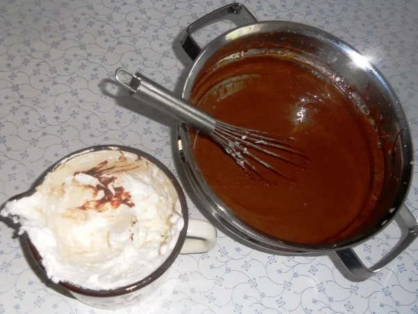 " Mousse àu Chocolate " à la Bocuse - das Originalrezept .......(Rzpt. um 1978) - Rezept - Bild Nr. 13