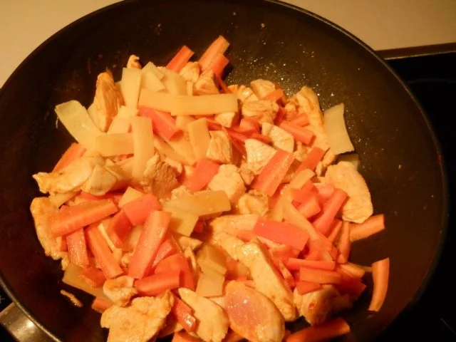 Hähnchengeschnetzeltes im WOK - Rezept - Bild Nr. 4