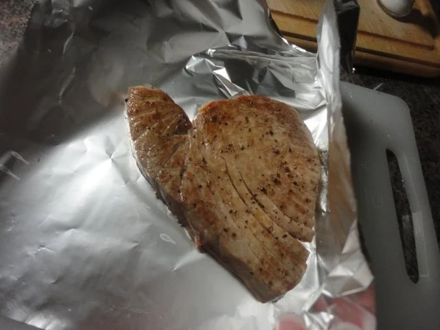 Thunfisch Steak mit Rotwein Sauce für Monika - Rezept - Bild Nr. 10