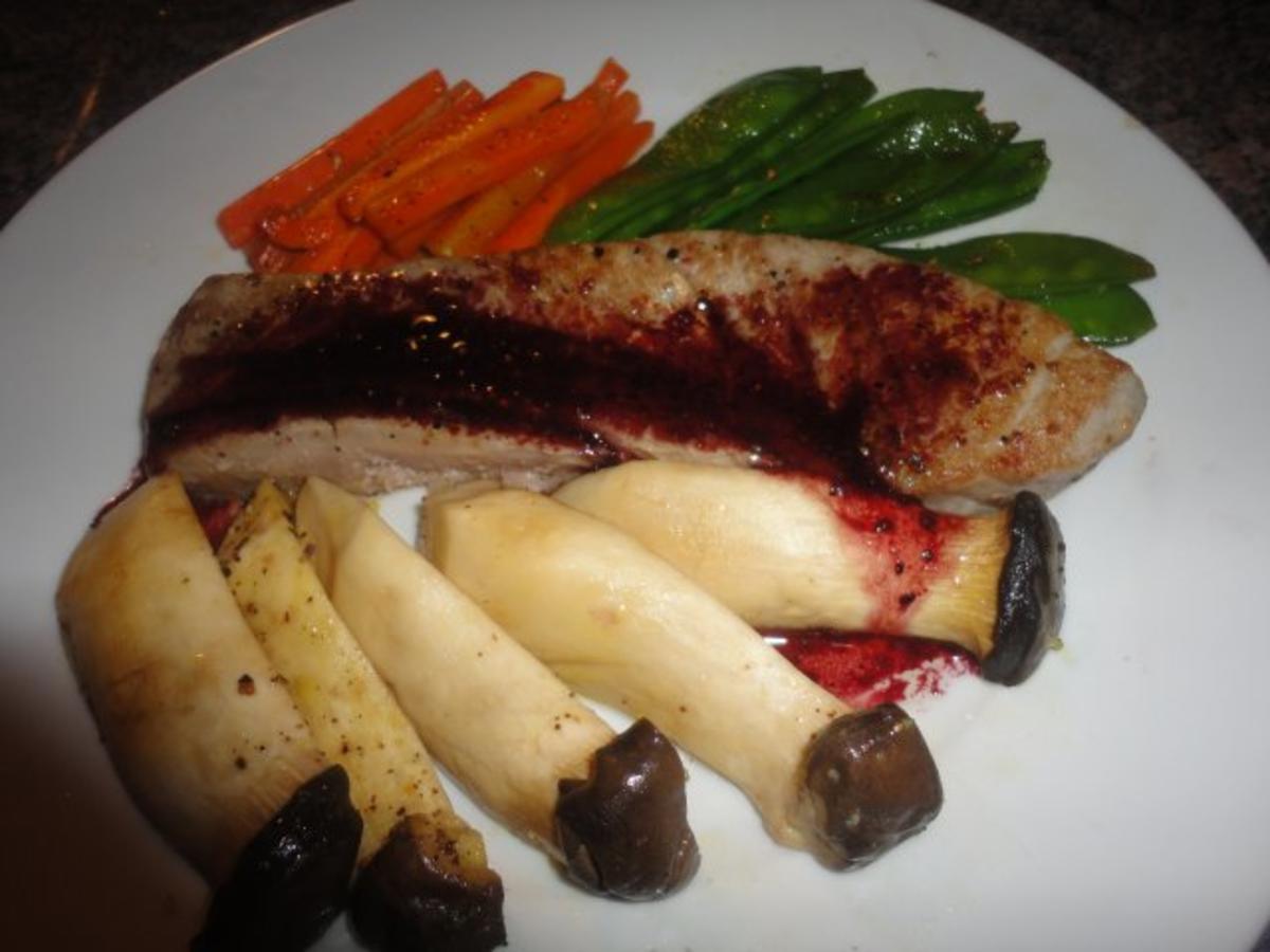 Thunfisch Steak mit Rotwein Sauce für Monika - Rezept - Bild Nr. 15
