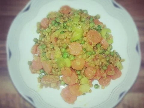 Gemüse-Linsen-Curry mit Joghurt-Minze-Dip - Rezept - Bild Nr. 3