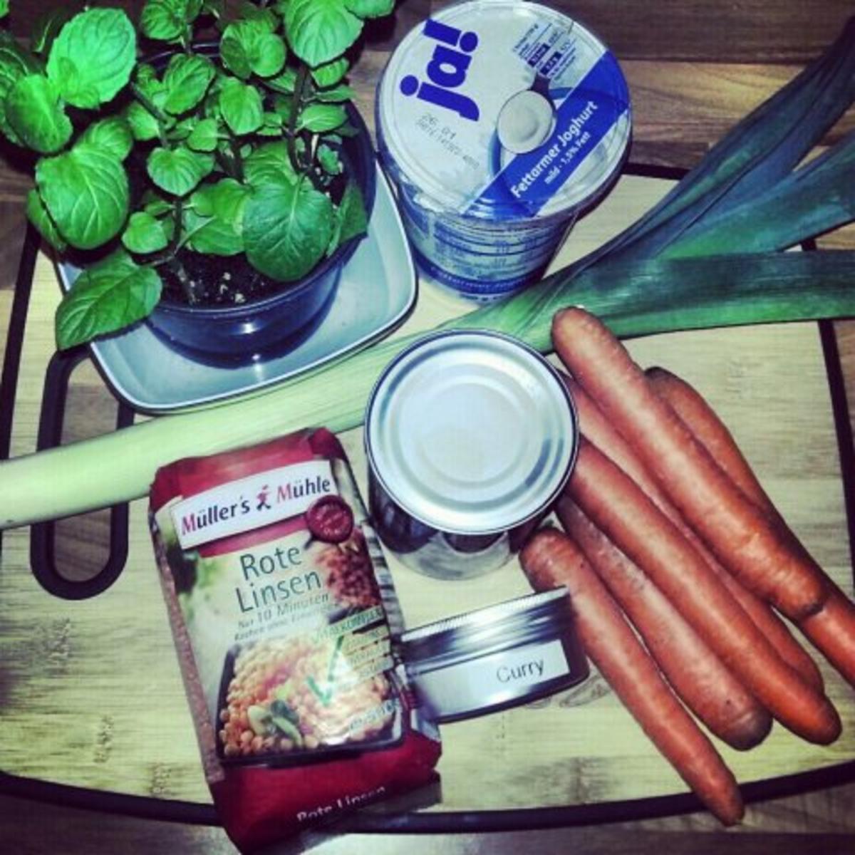 Gemüse-Linsen-Curry mit Joghurt-Minze-Dip - Rezept - Bild Nr. 4