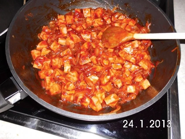 Rezept: Wurstgulasch - herzhaft Bild Nr. 5 Wurstgulasch - herzhaft - Rezept - Bild Nr. 5