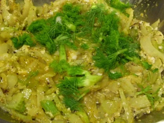 Abendbrot : Rührei mit Fenchel oder auch Fenchelrührei ;-) - Rezept - Bild Nr. 4