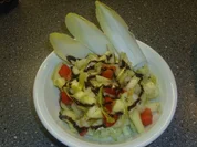 Chicoree-Apfel-Paprikasalat - Rezept