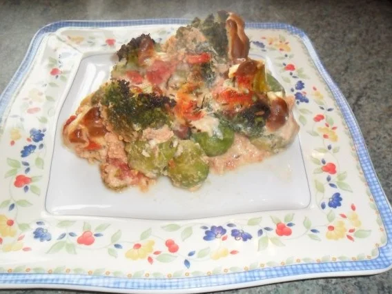 broccoli-rosenkohlauflauf mit walnüssen - Rezept - Bild Nr. 2