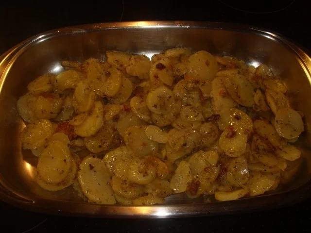 Bratkartoffeln mit Mozzarella und Backcamembert - Rezept - Bild Nr. 3